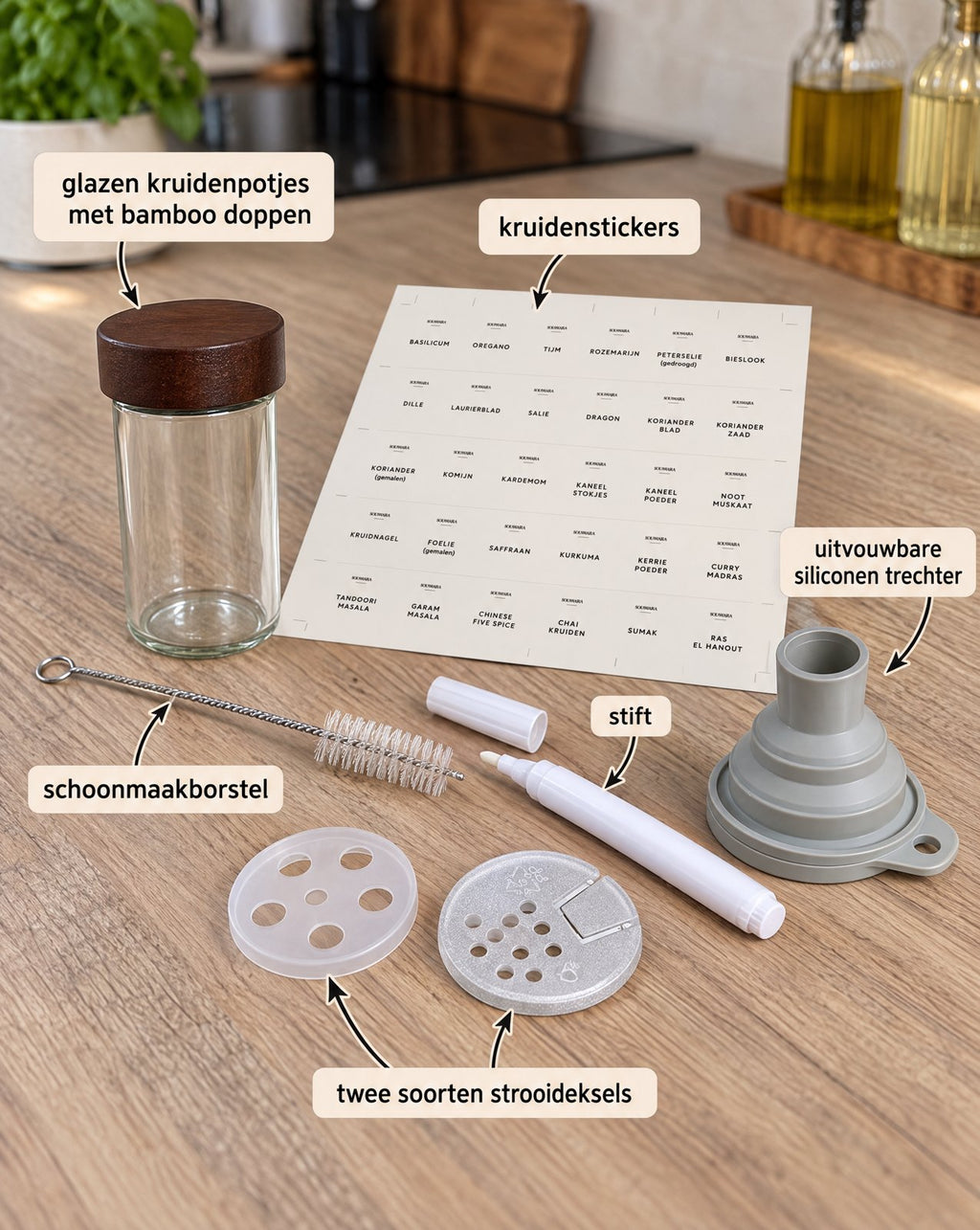 Totally Spice onderdelen uitgelegd